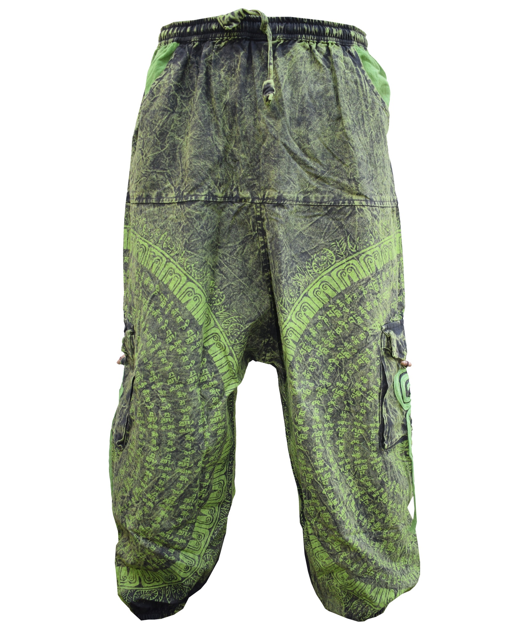 Chakra Embroidery Cargo Pants-5468