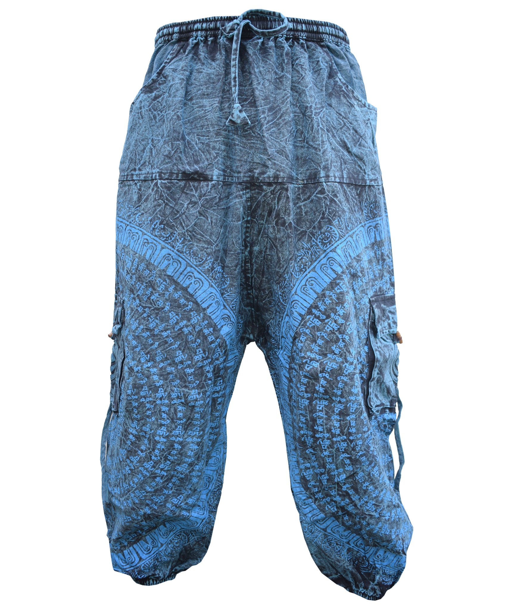 Chakra Embroidery Cargo Pants-5472