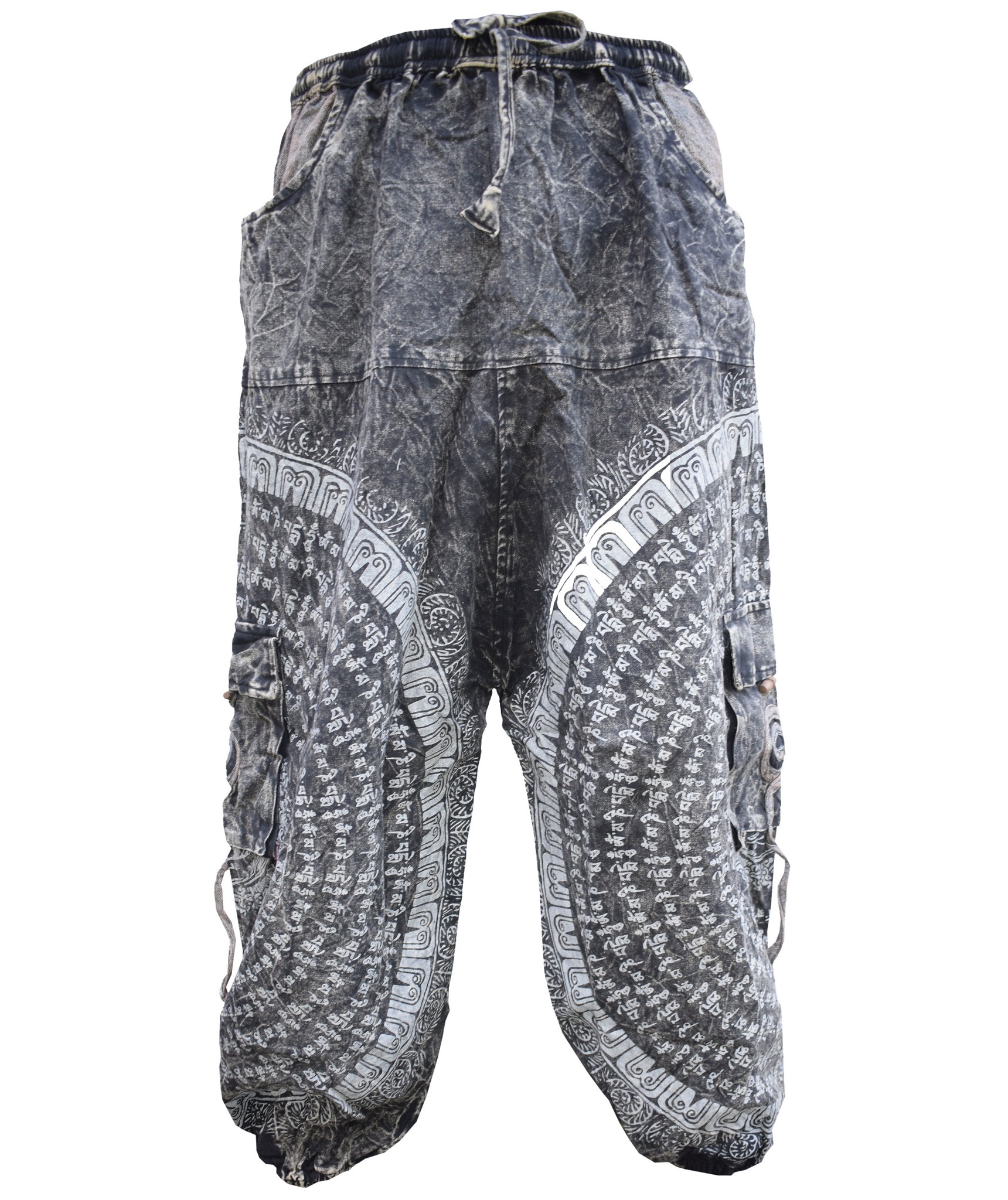Chakra Embroidery Cargo Pants-5475