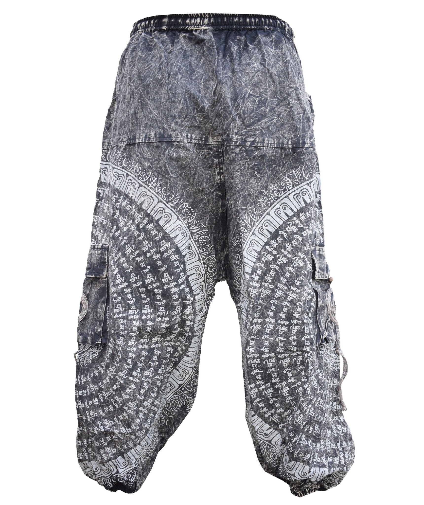 Chakra Embroidery Cargo Pants-5474