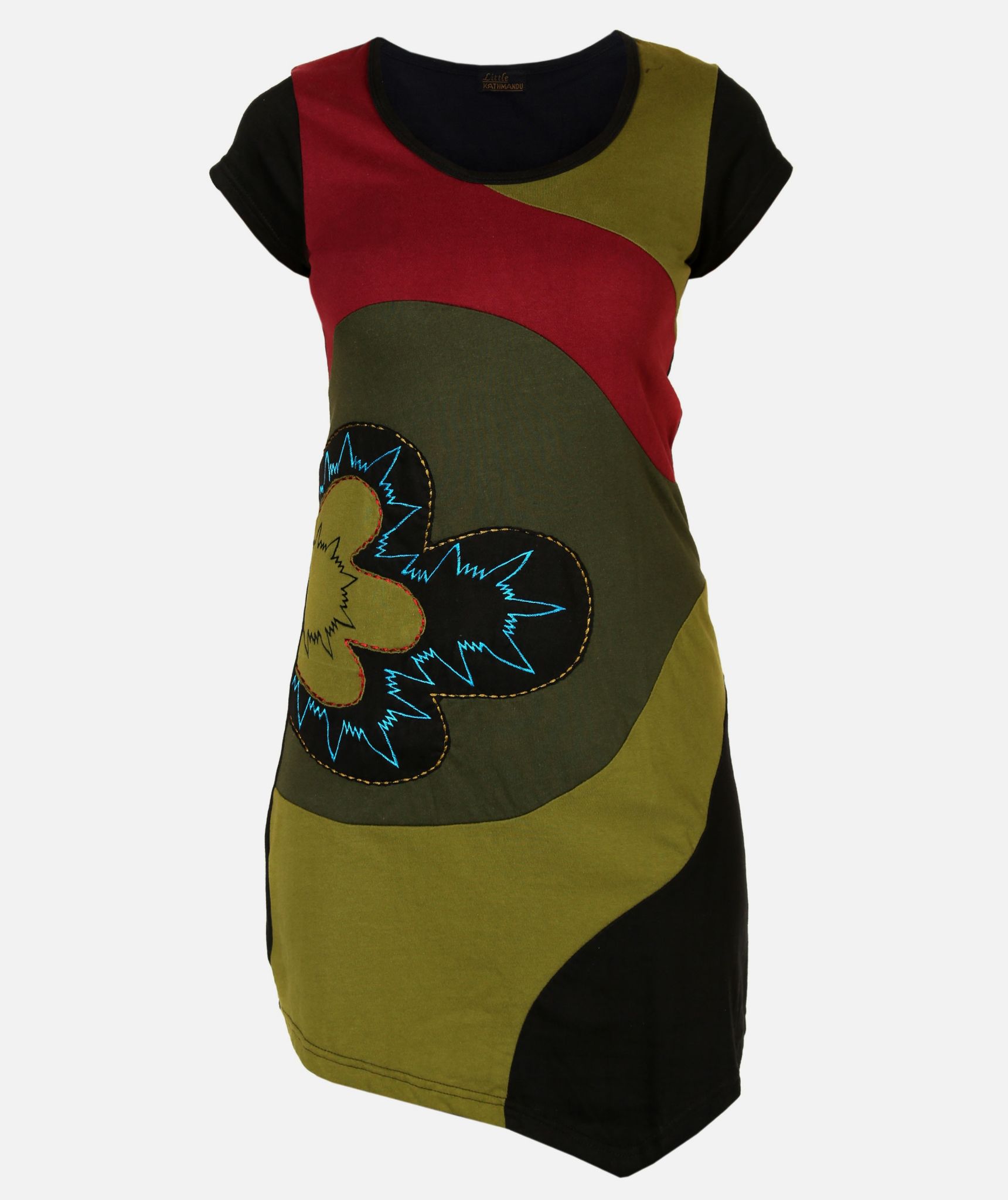 Clover Leaf Asymmetrical Dress-861