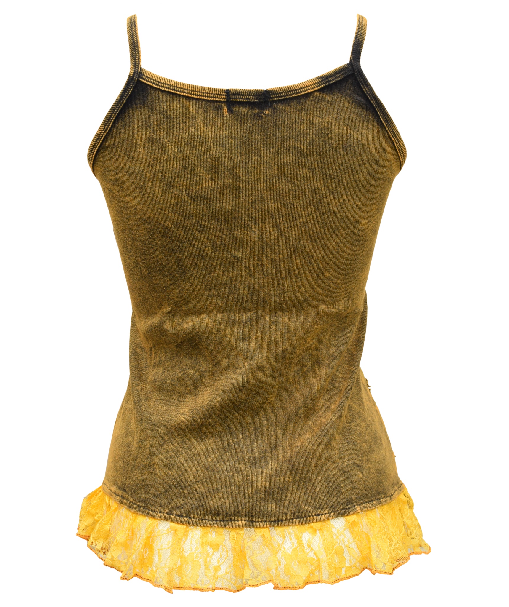 Fairycore Lace up Ruffle Tank Top-5481