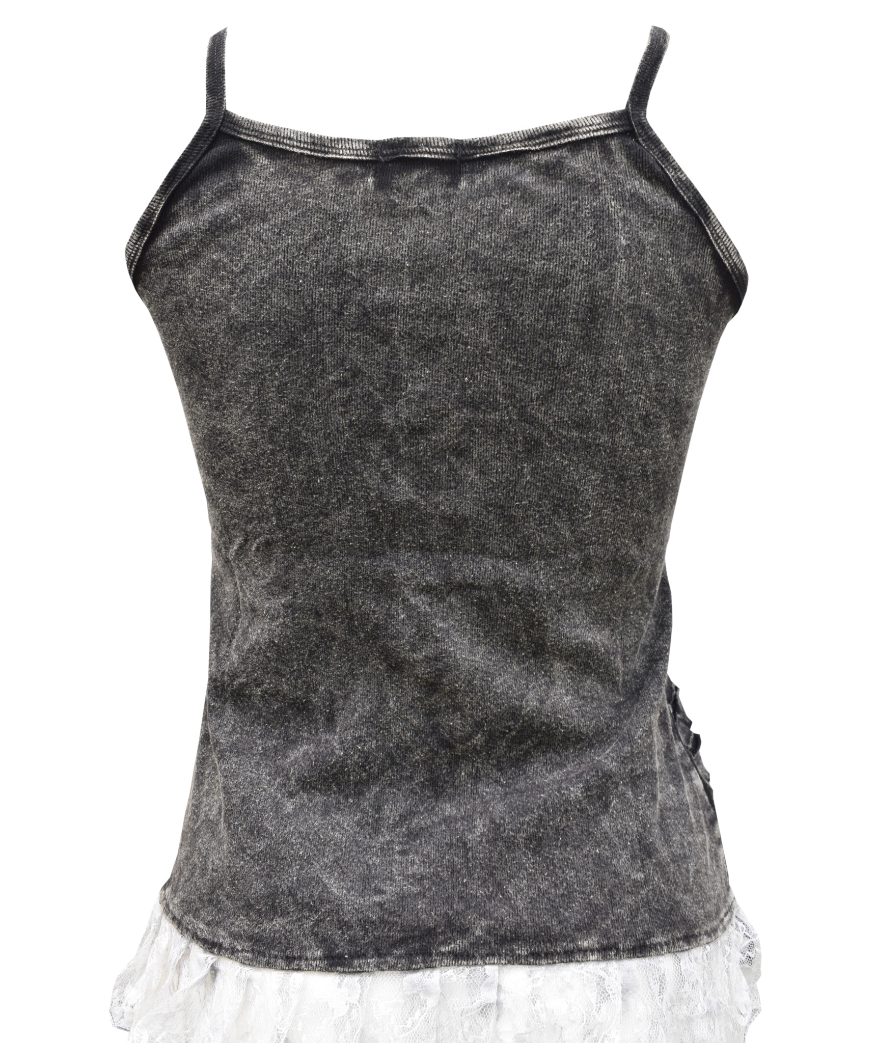Fairycore Lace up Ruffle Tank Top-5484