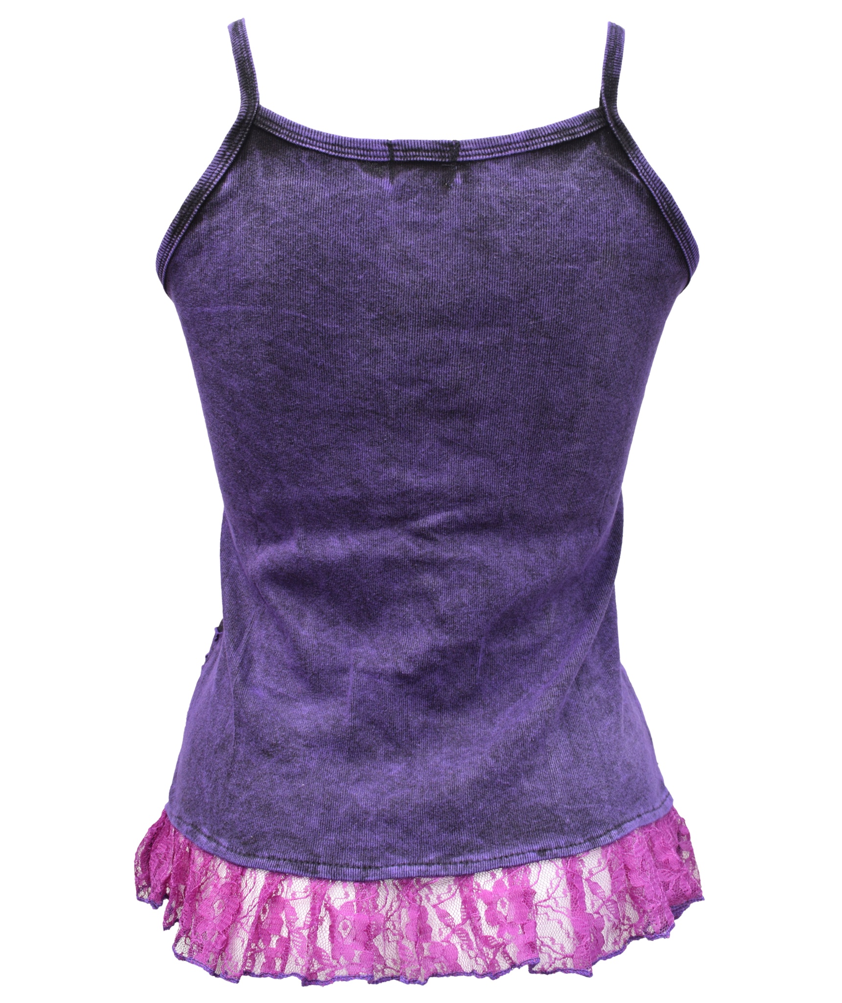 Fairycore Lace up Ruffle Tank Top-5487