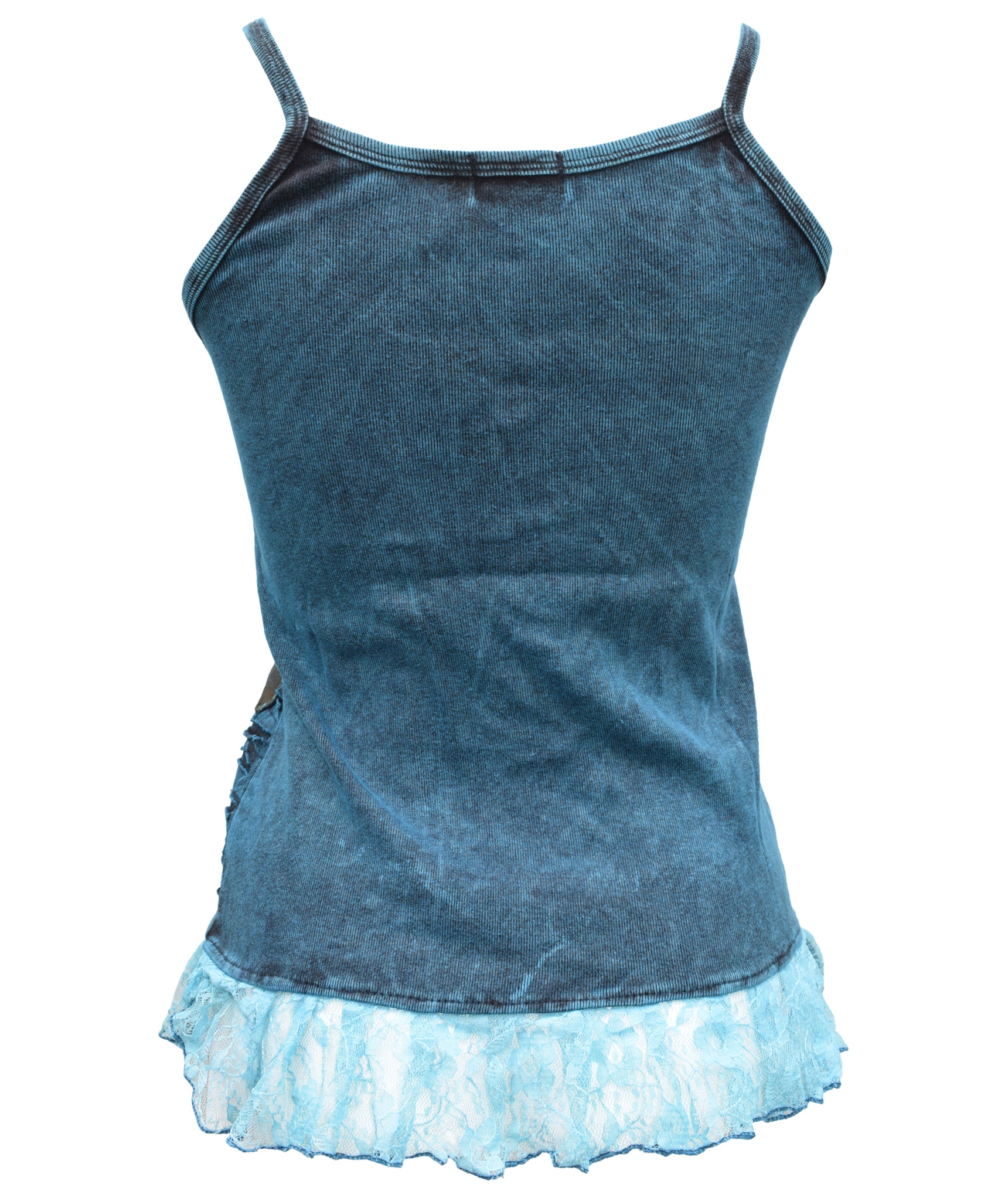 Fairycore Lace up Ruffle Tank Top-5490