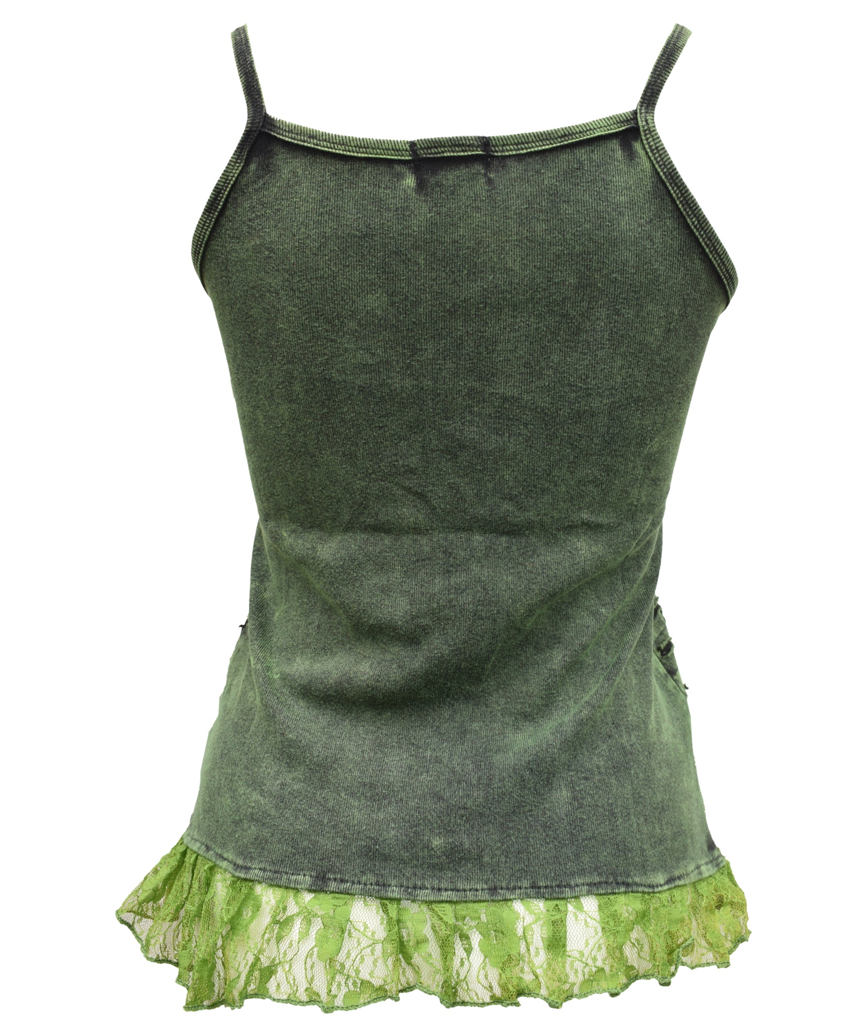 Fairycore Lace up Ruffle Tank Top-5493