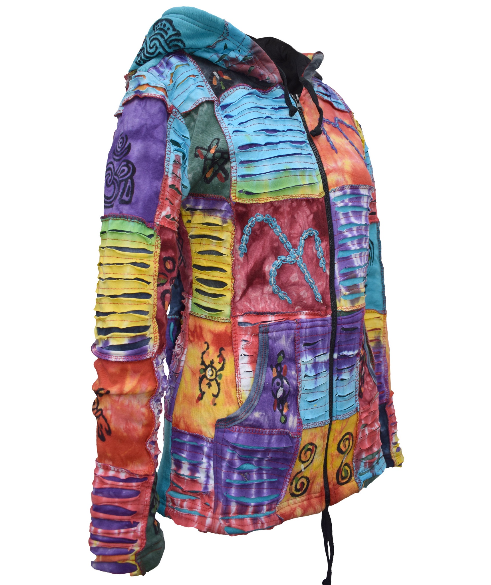 Ganesh Chapa Tie Dye Razorcut Hoody-5375