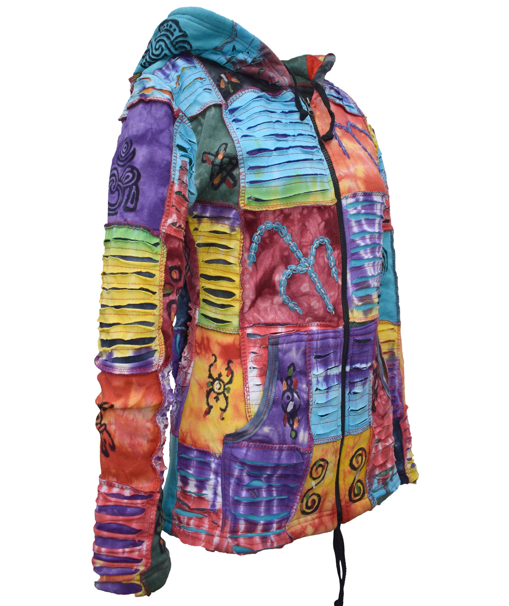 Ganesh Chapa Tie Dye Razorcut Hoody-5376