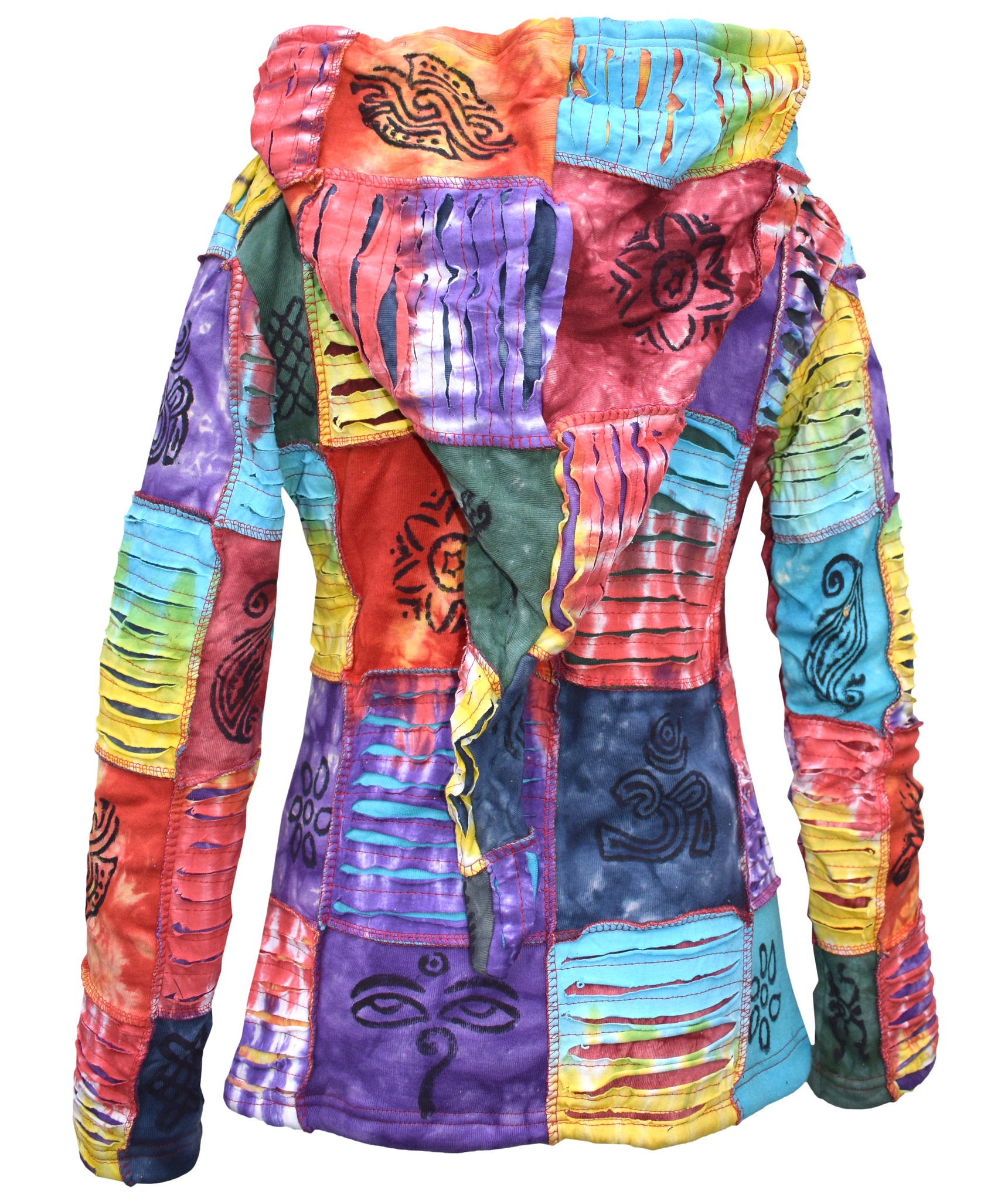 Ganesh Chapa Tie Dye Razorcut Hoody-5377