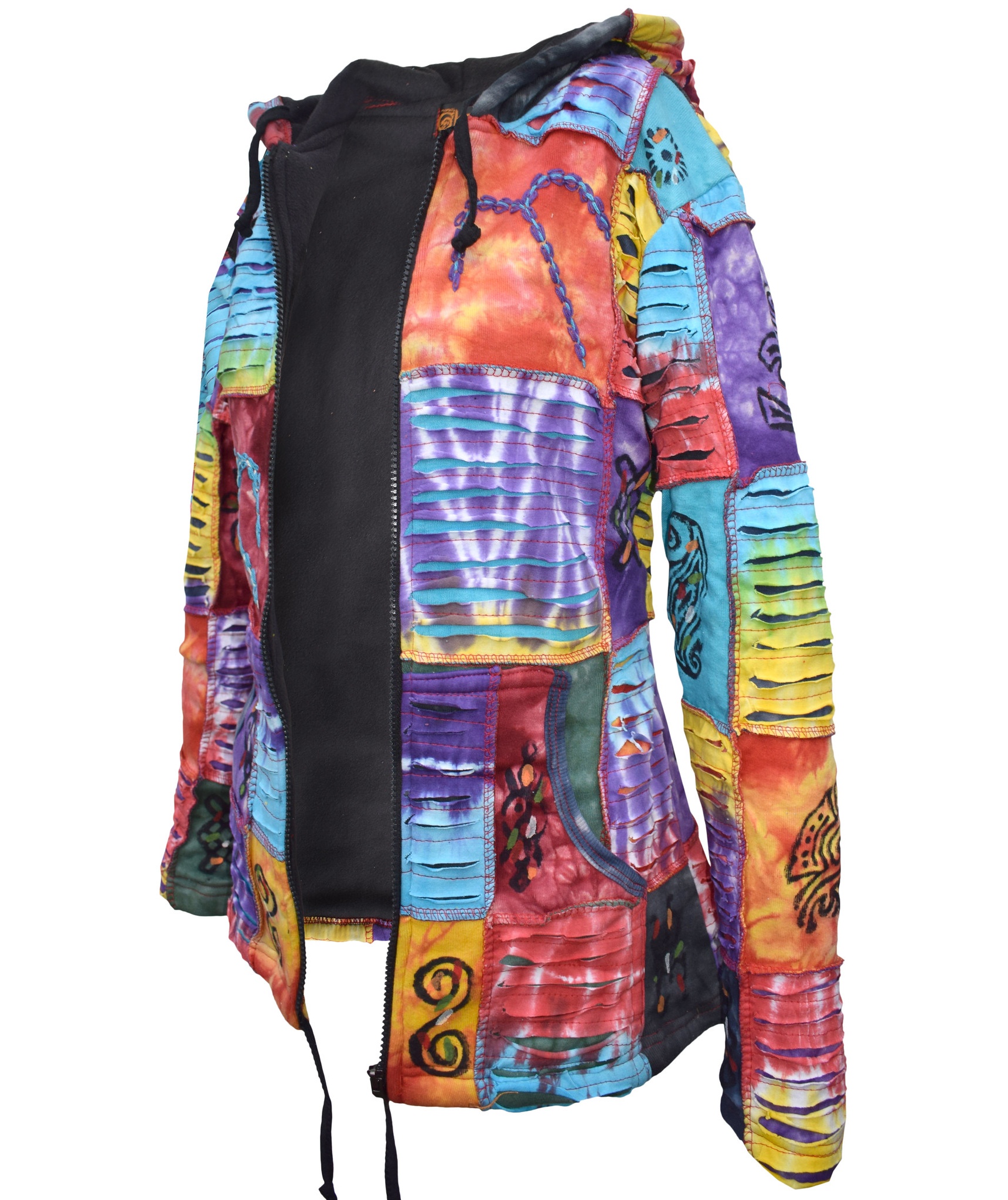 Ganesh Chapa Tie Dye Razorcut Hoody-5380