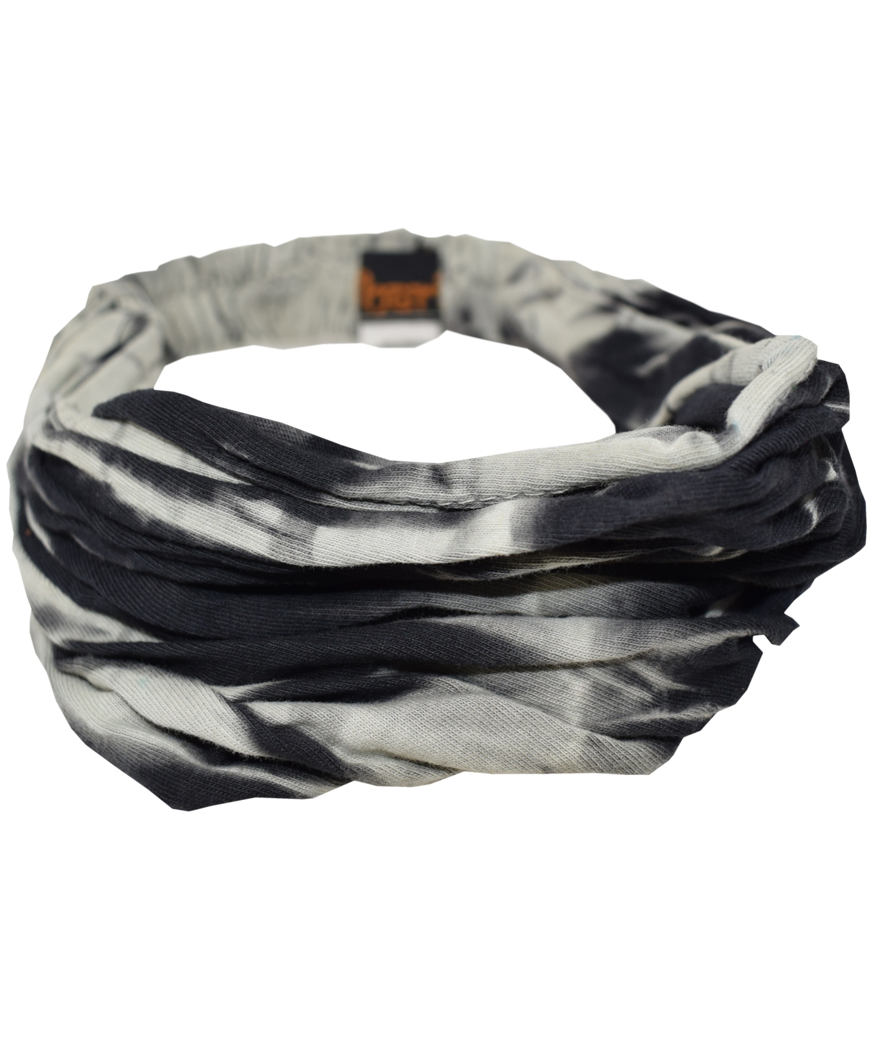 Mustard Cotton Tie Dye Multi-color Headband -3520