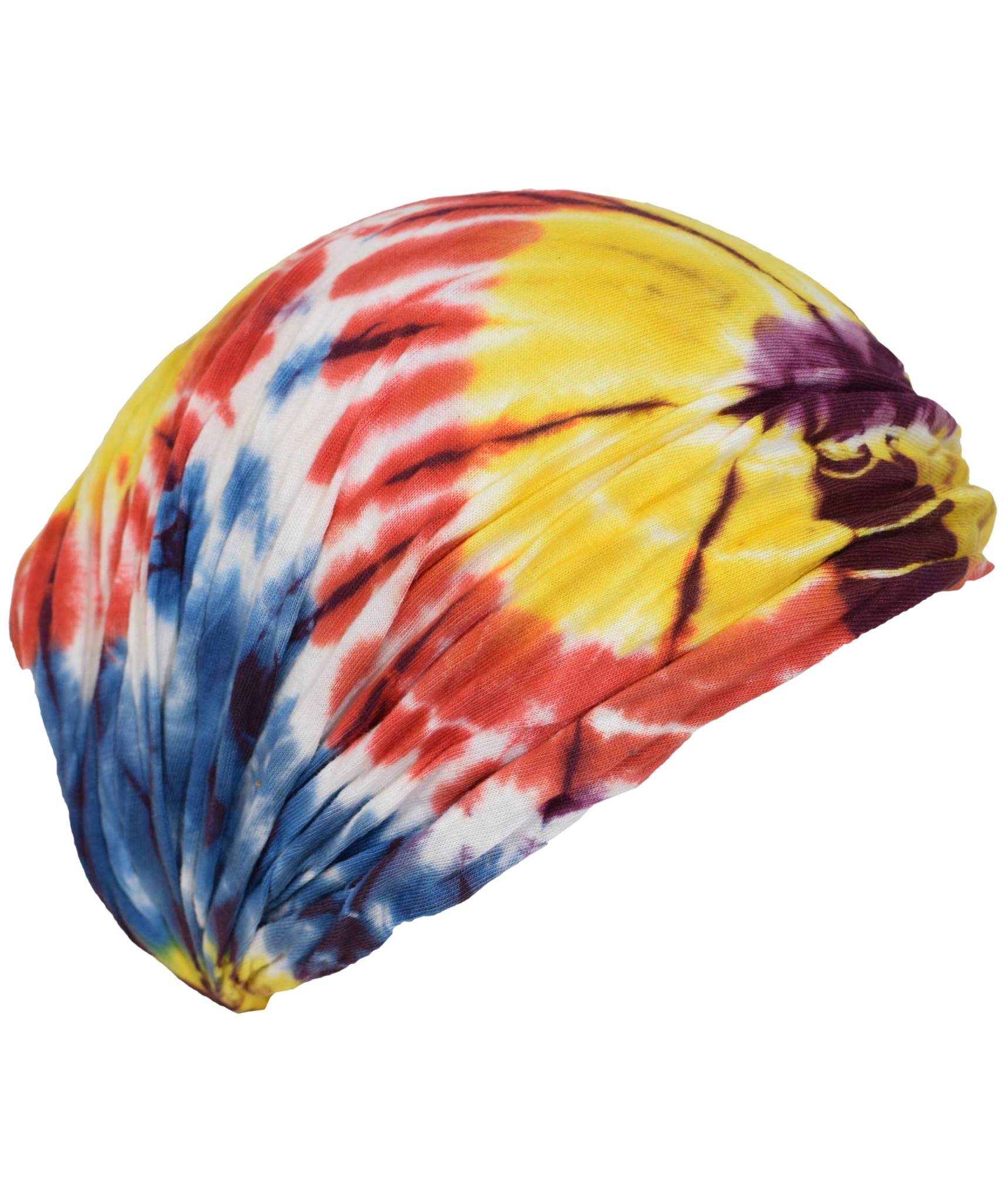Mustard Cotton Tie Dye Multi-color Headband -3523