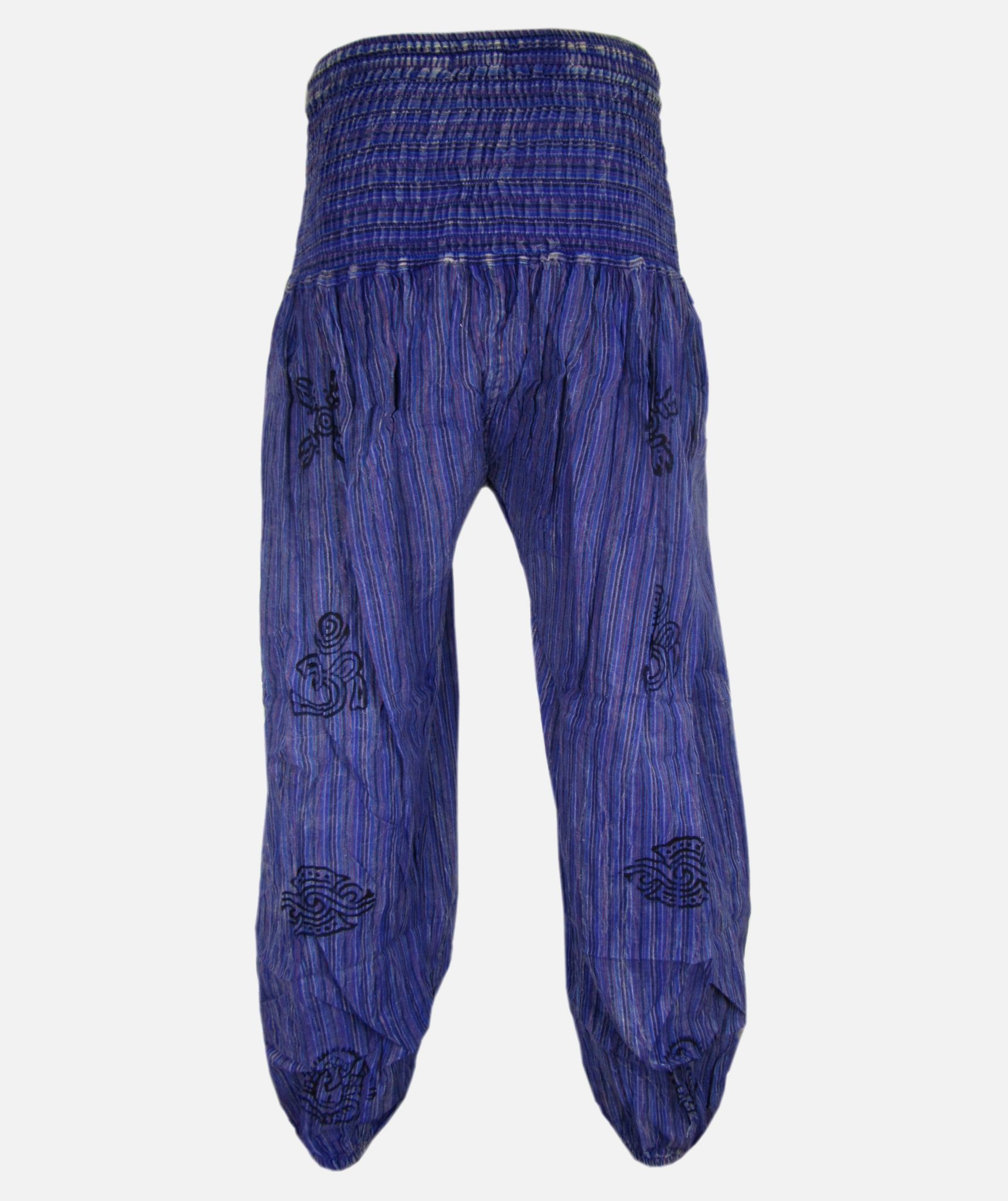 Stonewashed High Waist Genie Pants-752