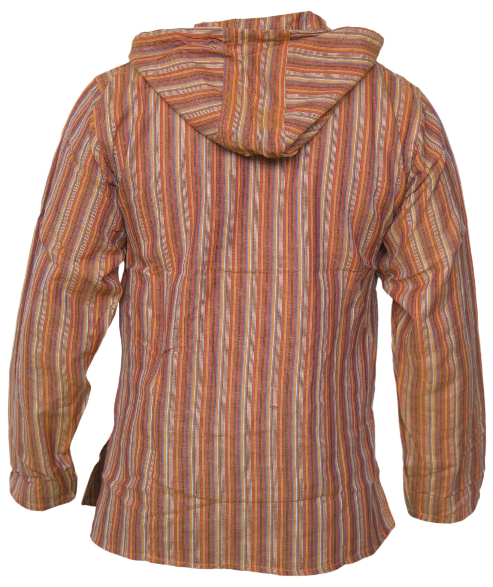 Striped Grandad Hoodie-5200
