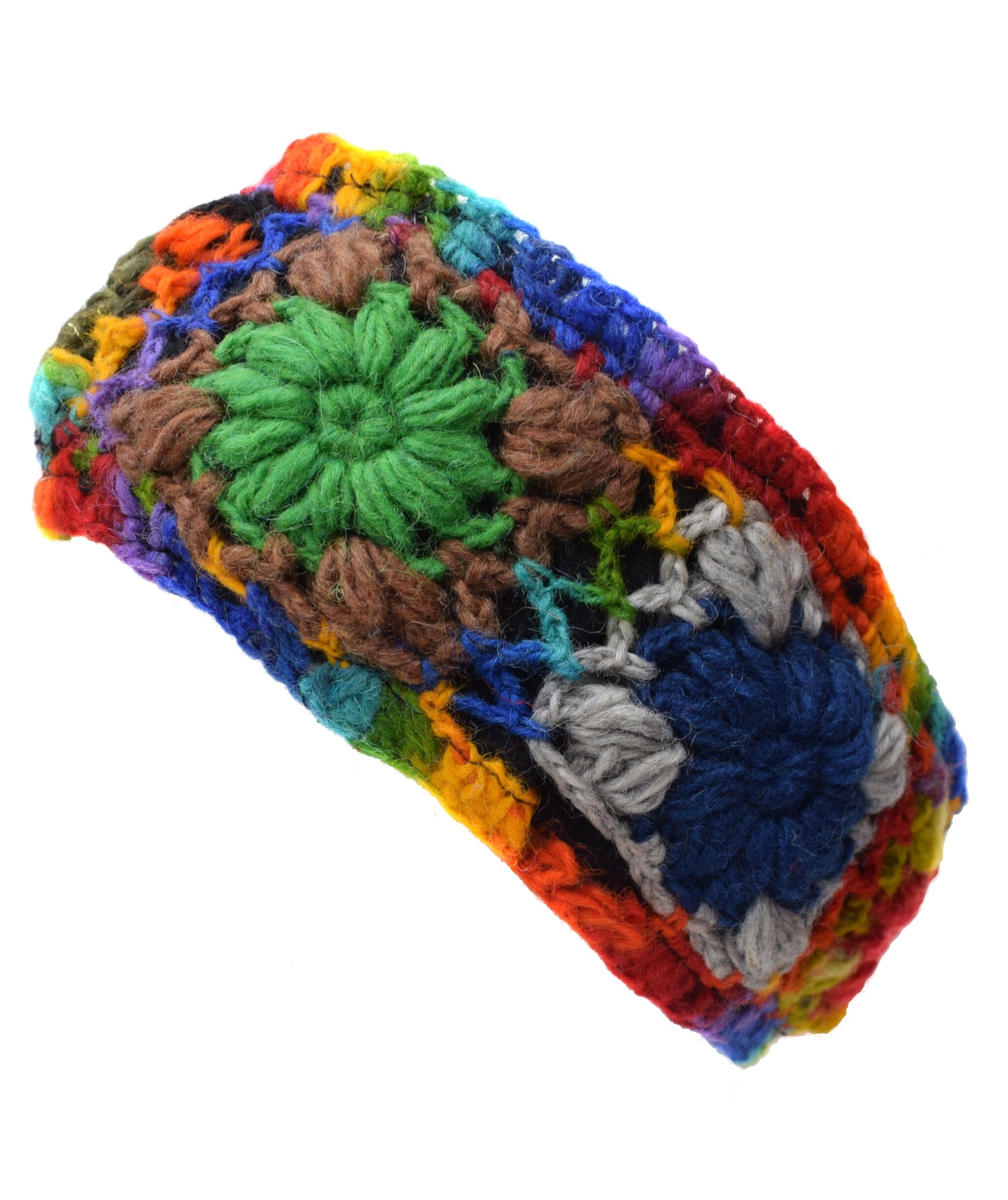 Woolen Headband Fire Tiedye-5402