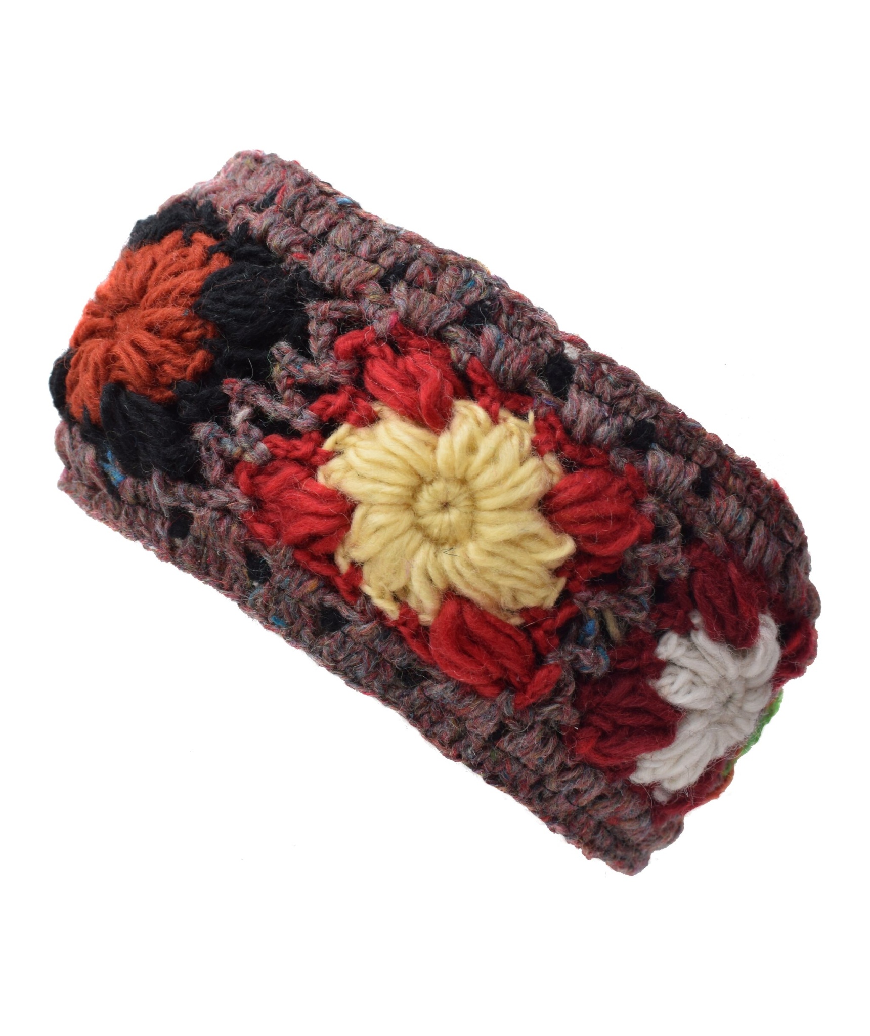 Woolen Headband Fire Tiedye-5404