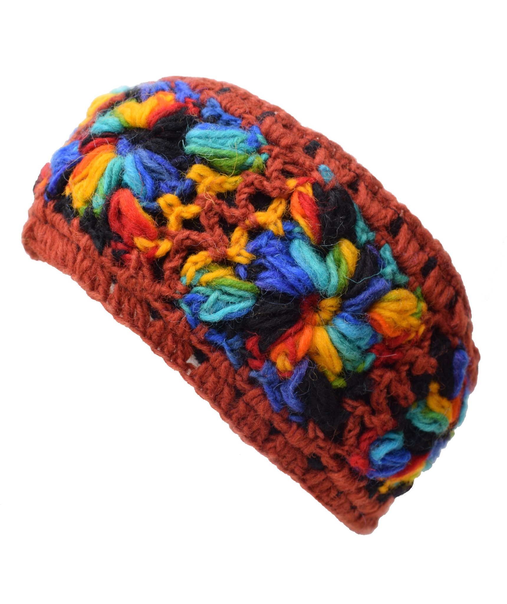 Woolen Headband Fire Tiedye-5405