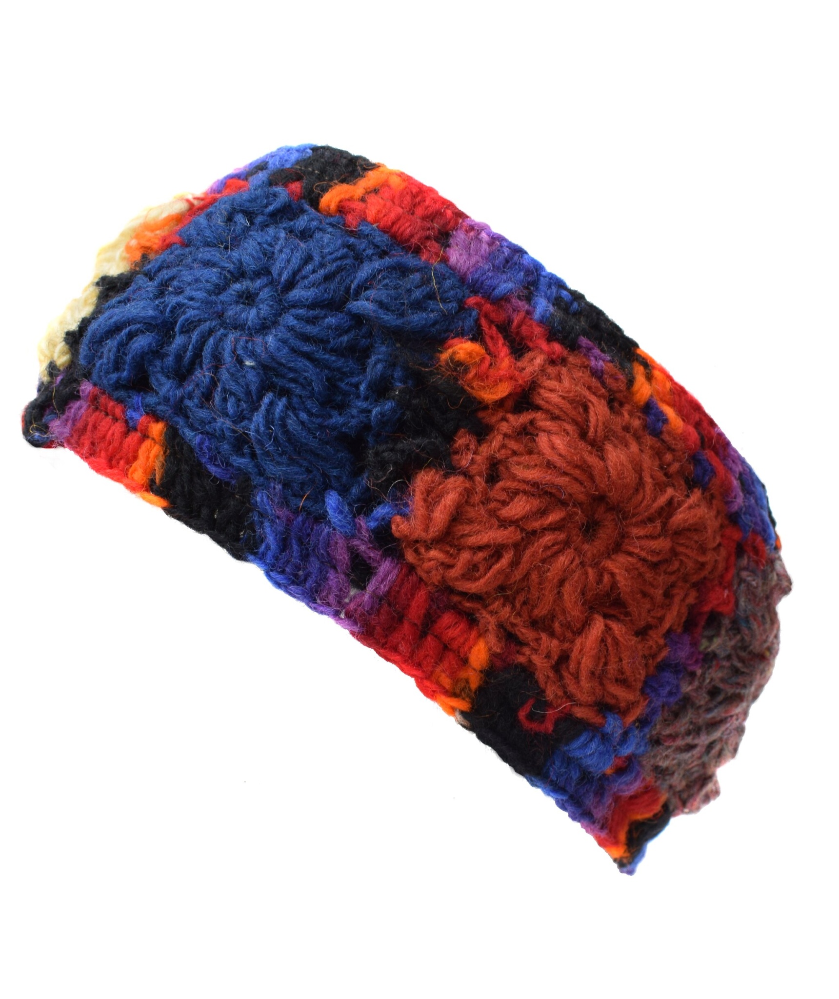 Woolen Headband Fire Tiedye-5407