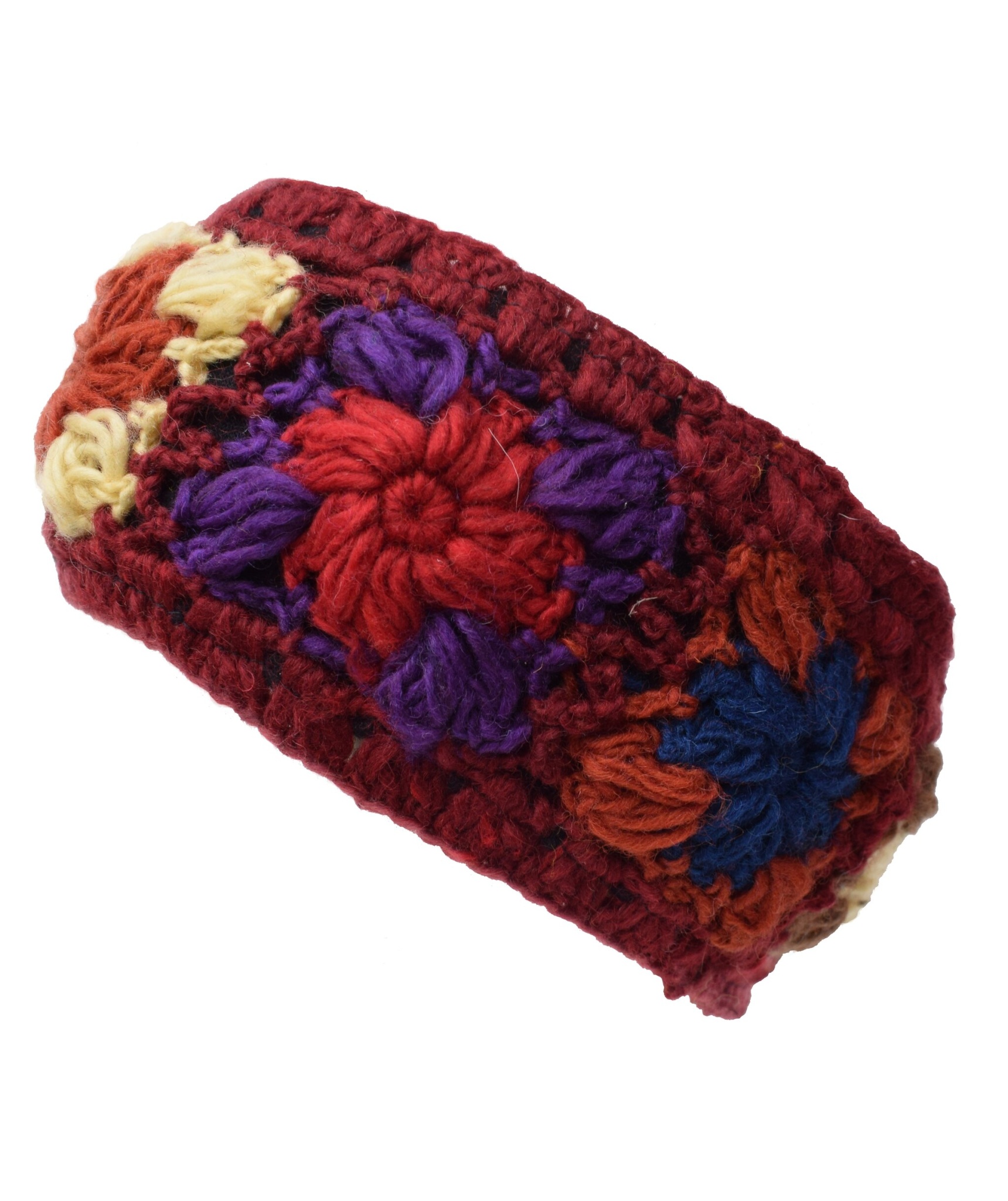 Woolen Headband Fire Tiedye-5408