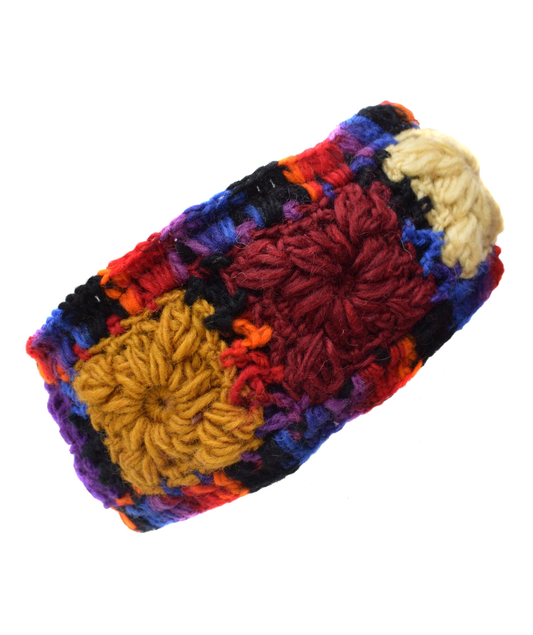 Woolen Headband Fire Tiedye-5410