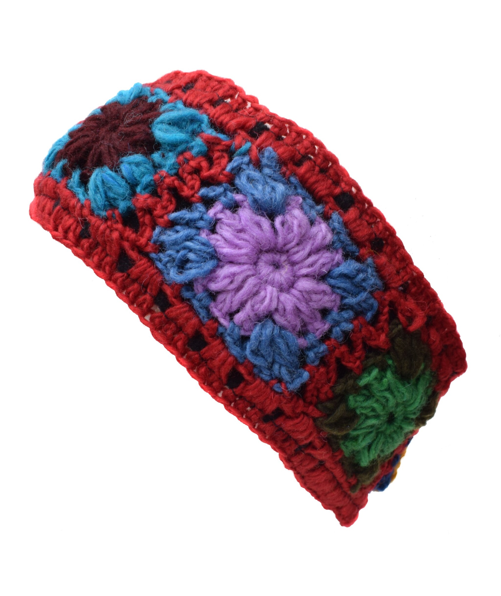 Woolen Headband Fire Tiedye-5411