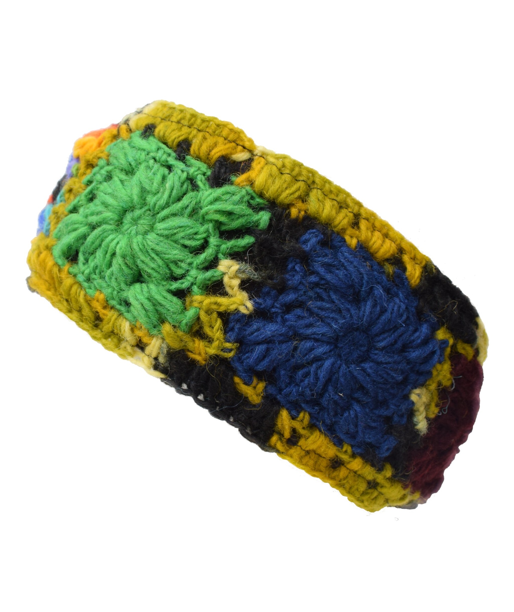 Woolen Headband Fire Tiedye-5417