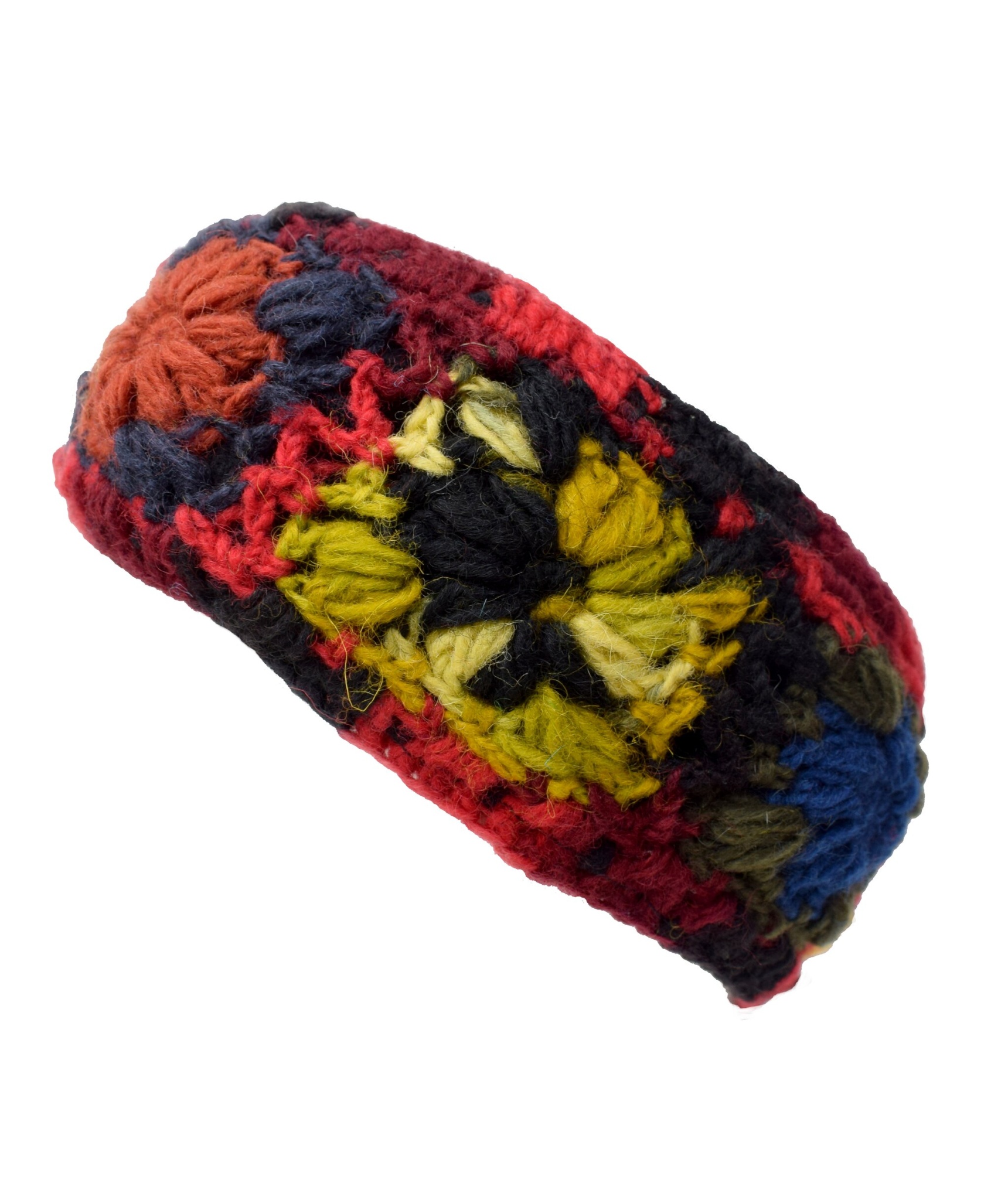 Woolen Headband Fire Tiedye-5422
