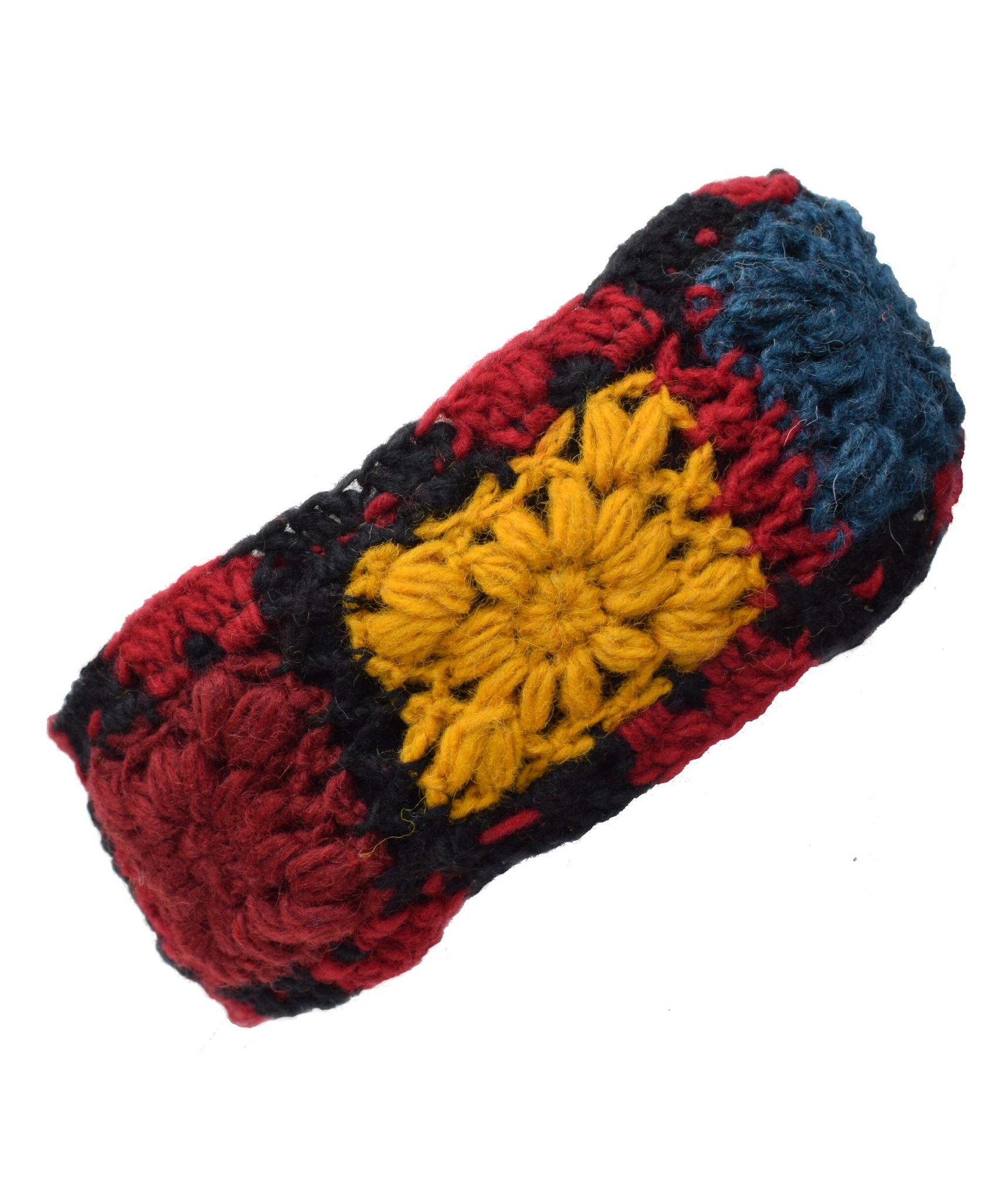 Woolen Headband Fire Tiedye-5425