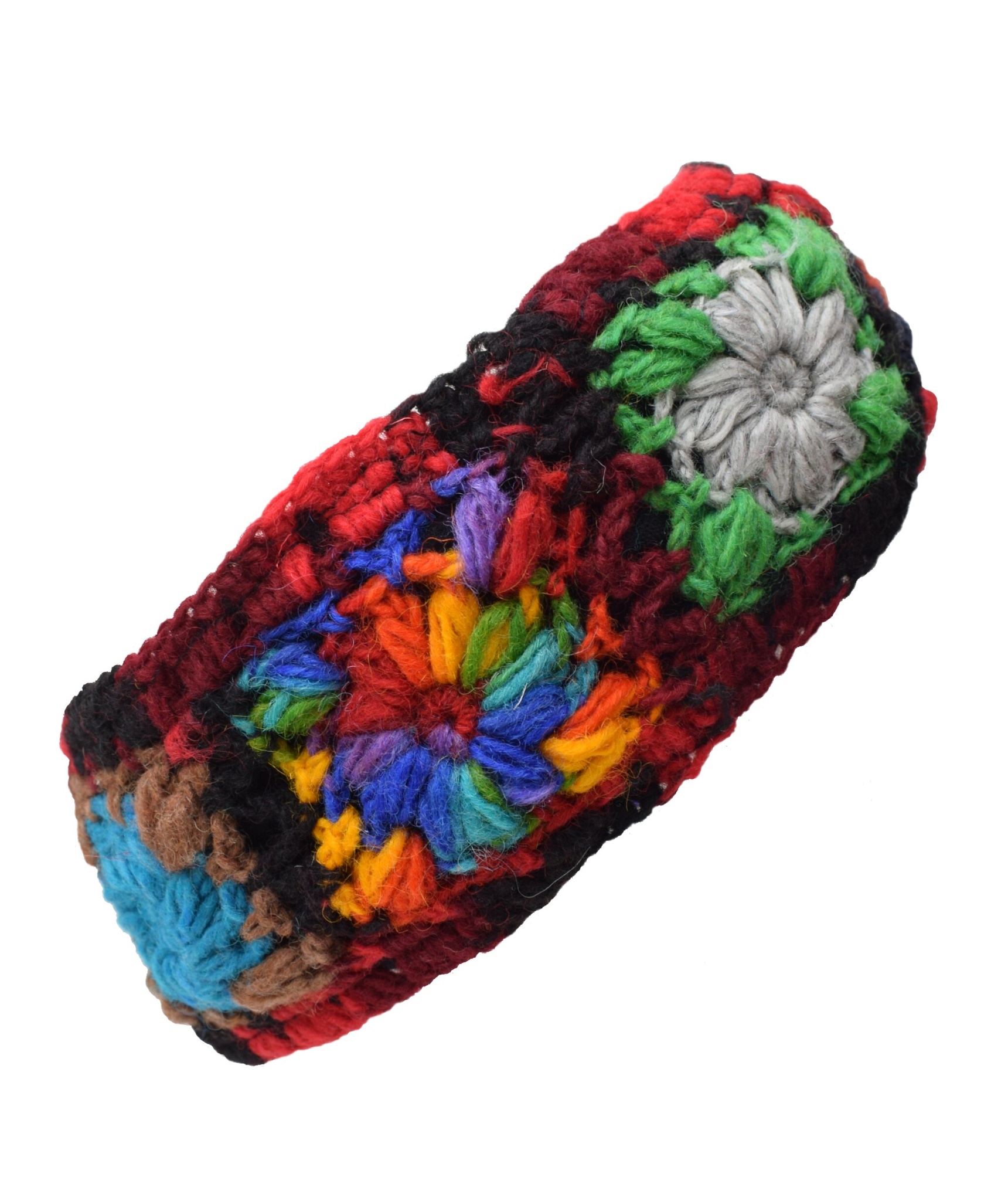 Woolen Headband Fire Tiedye-5427
