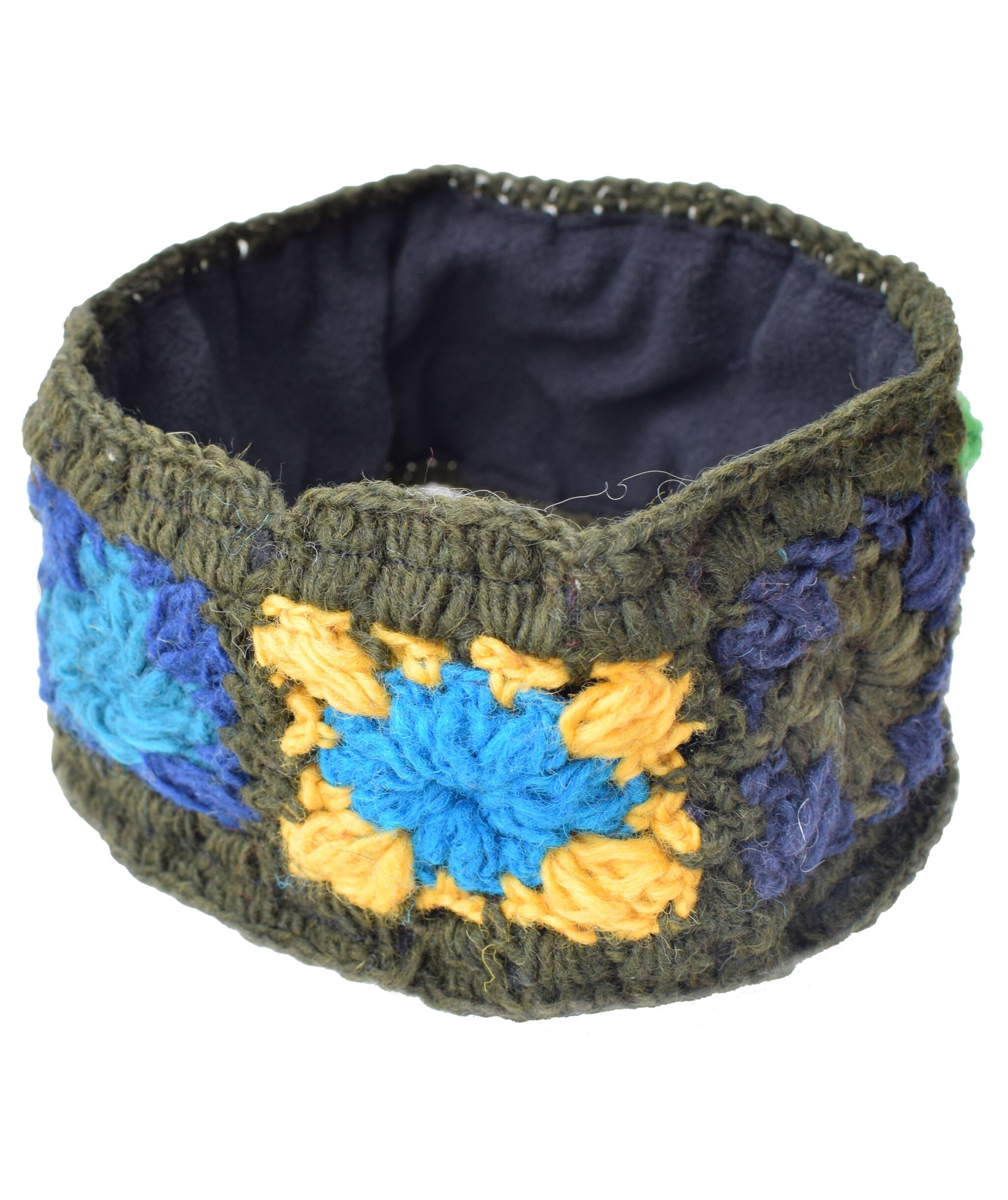 Woolen Headband Fire Tiedye-5431