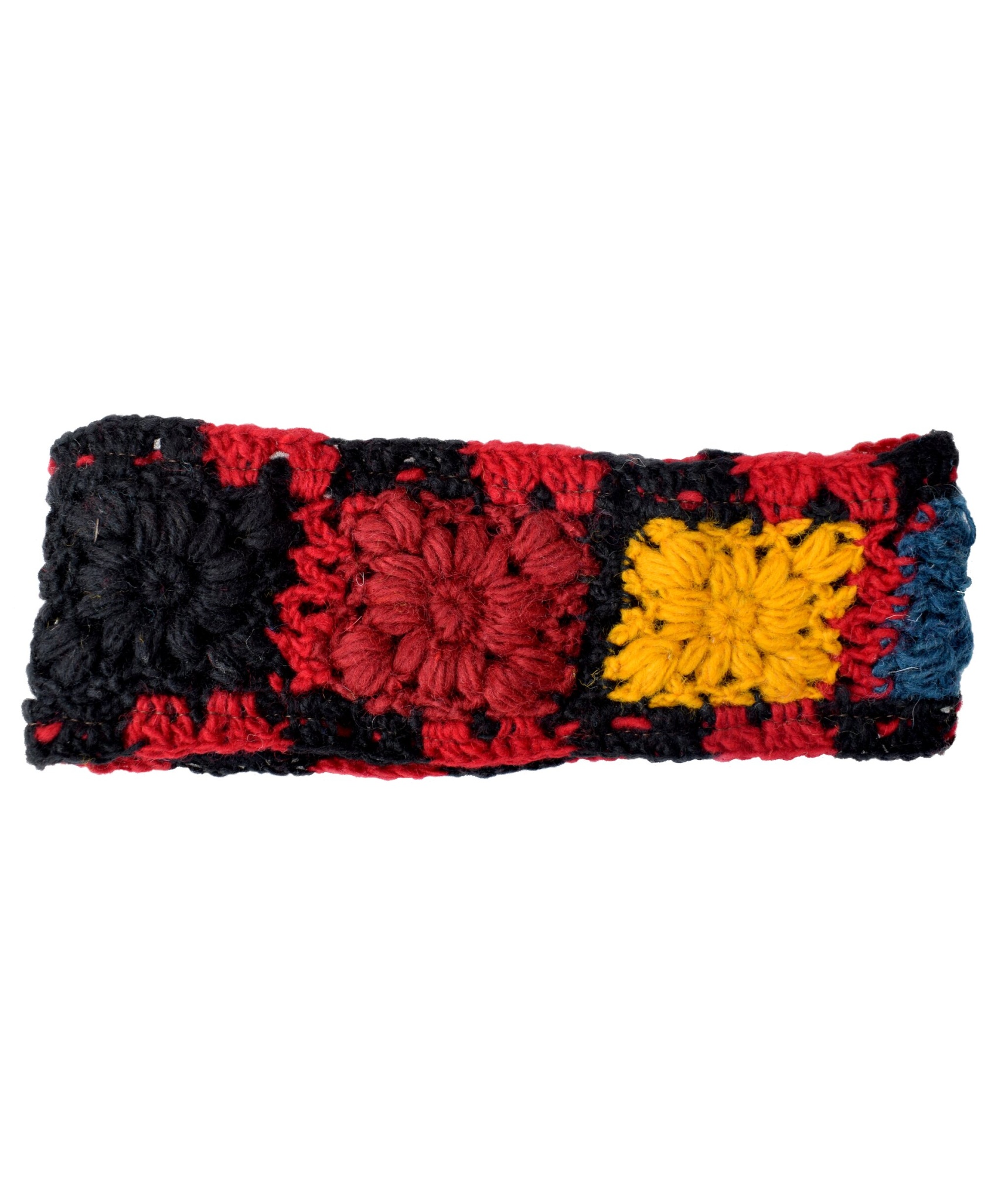 Woolen Headband Fire Tiedye-5436