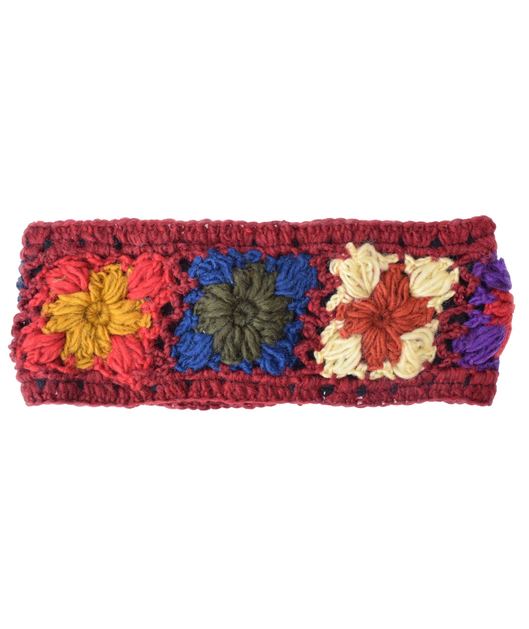 Woolen Headband Fire Tiedye-5442