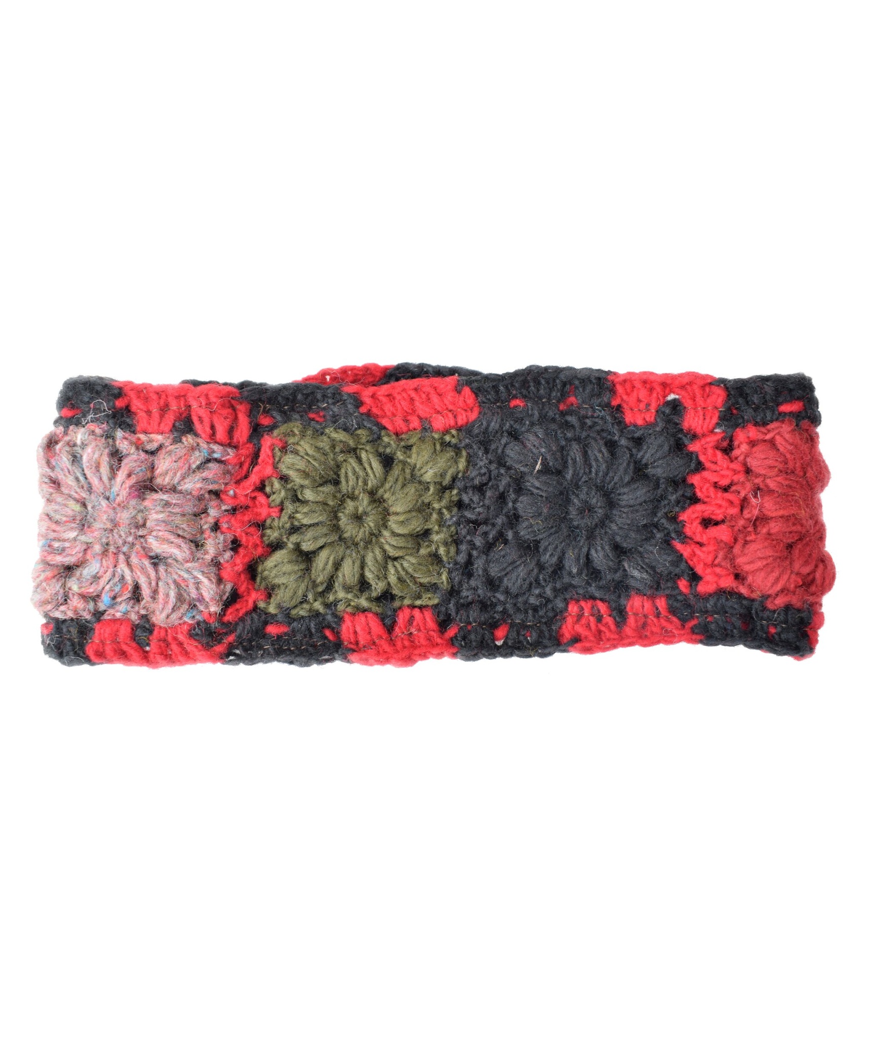 Woolen Headband Fire Tiedye-5443